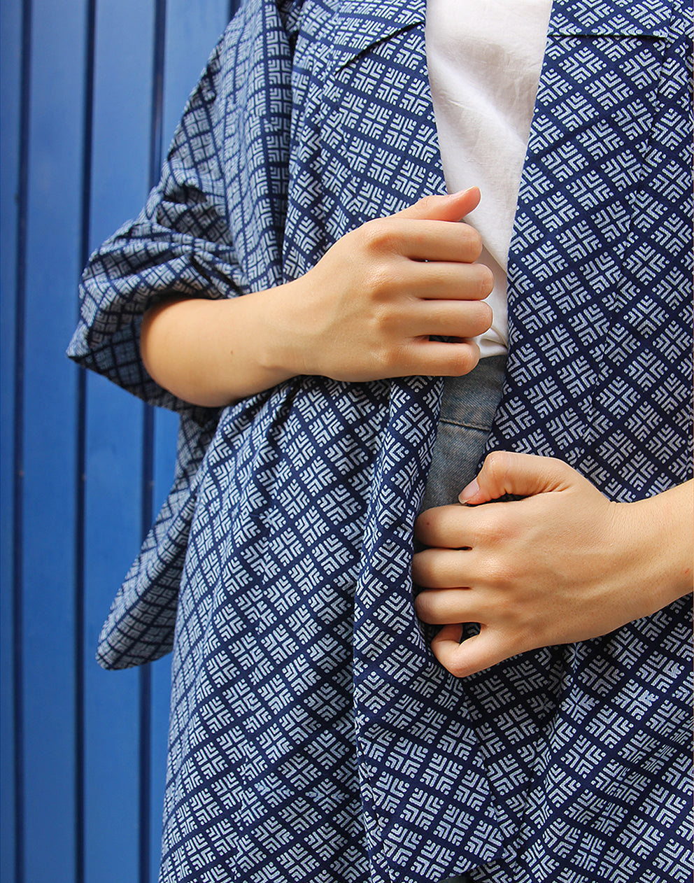 Kimono Jacket in Blue