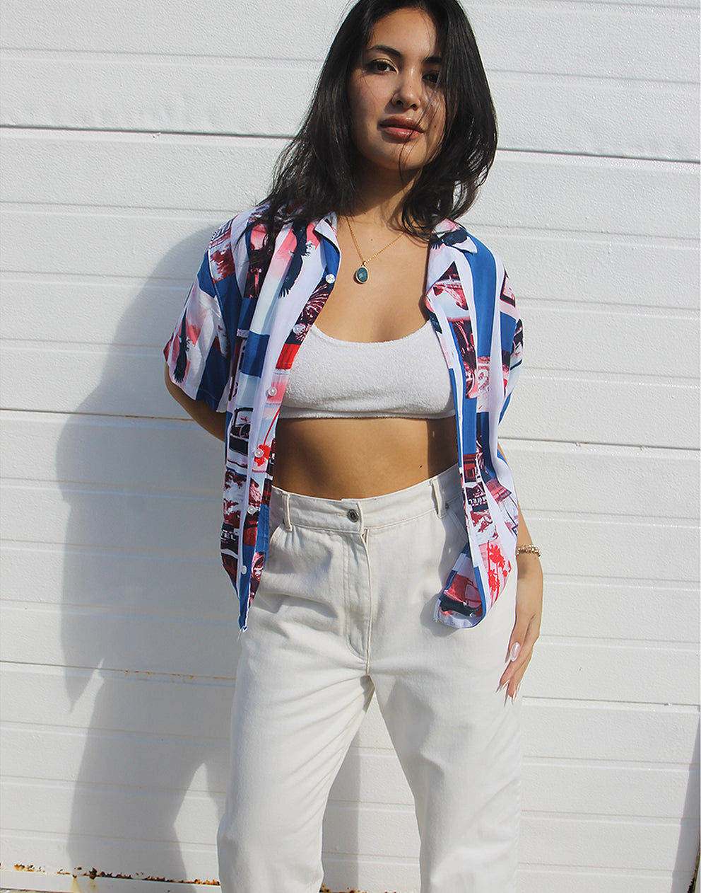 vintage printed shirt