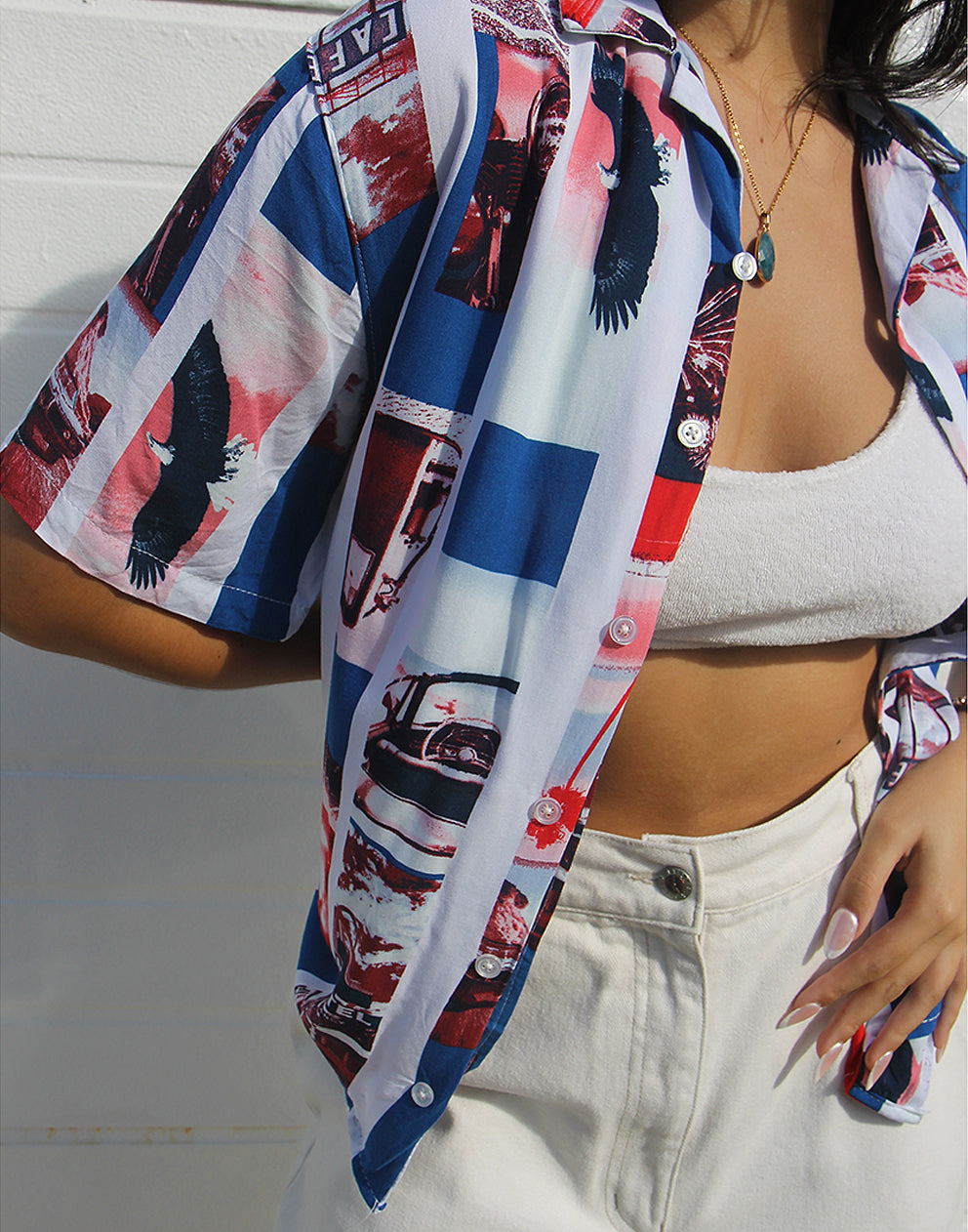 vintage printed shirt