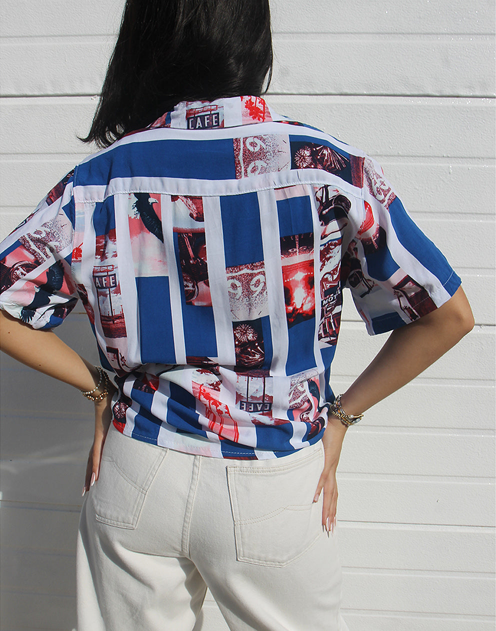 vintage printed shirt