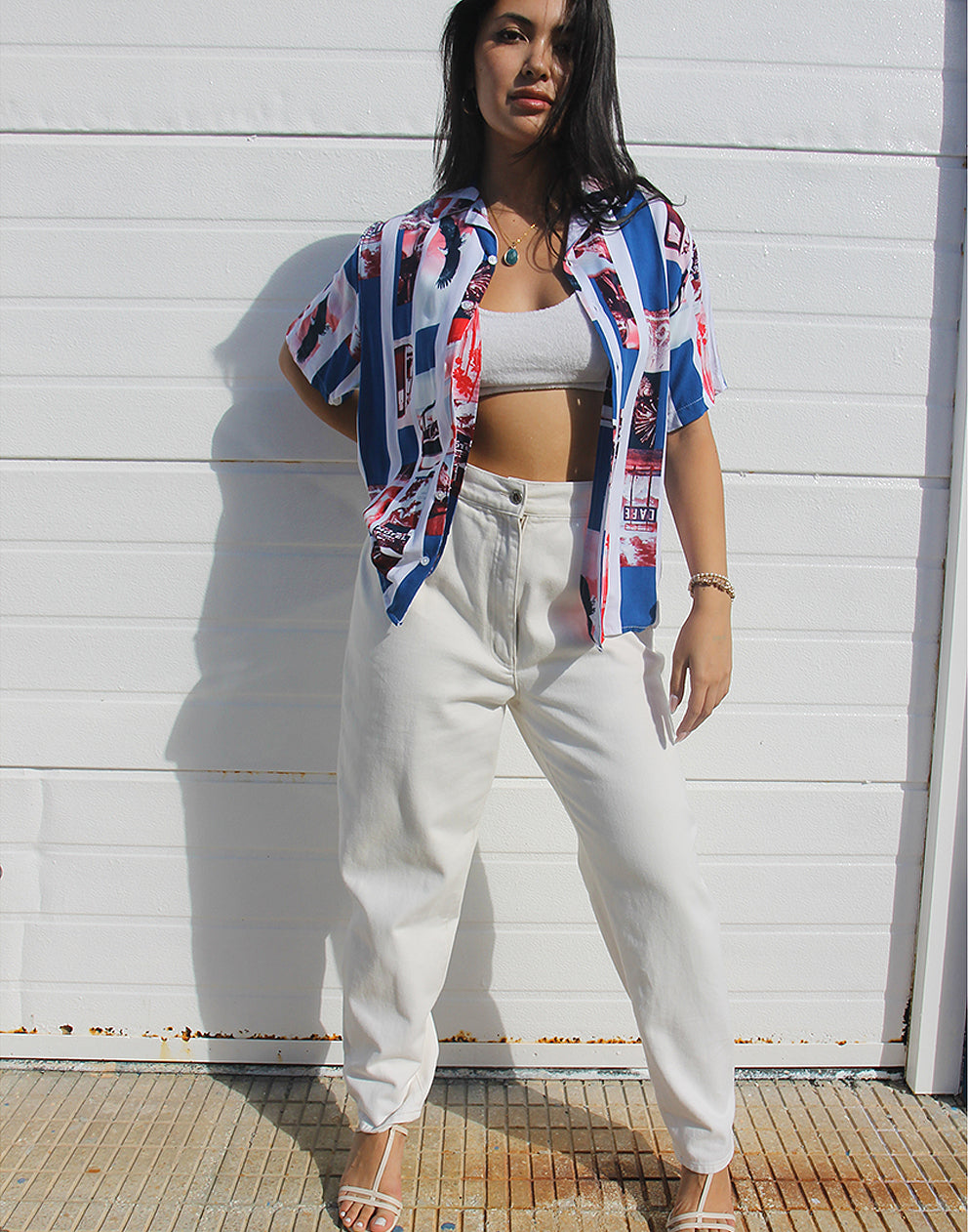 vintage printed shirt