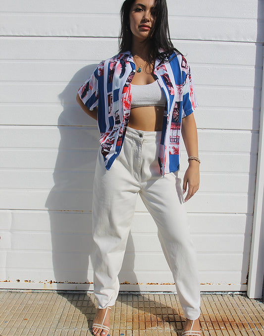 vintage printed shirt