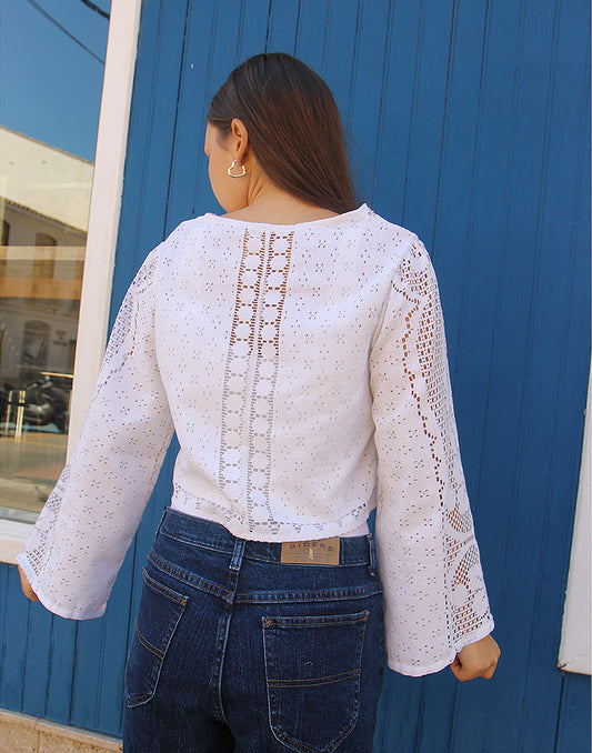 White Lace Top