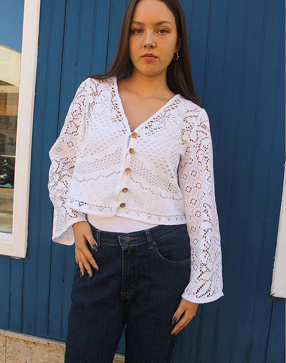 White Lace Top