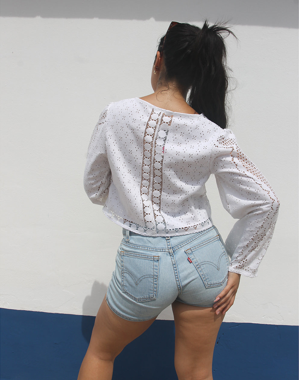 White Lace Blouse