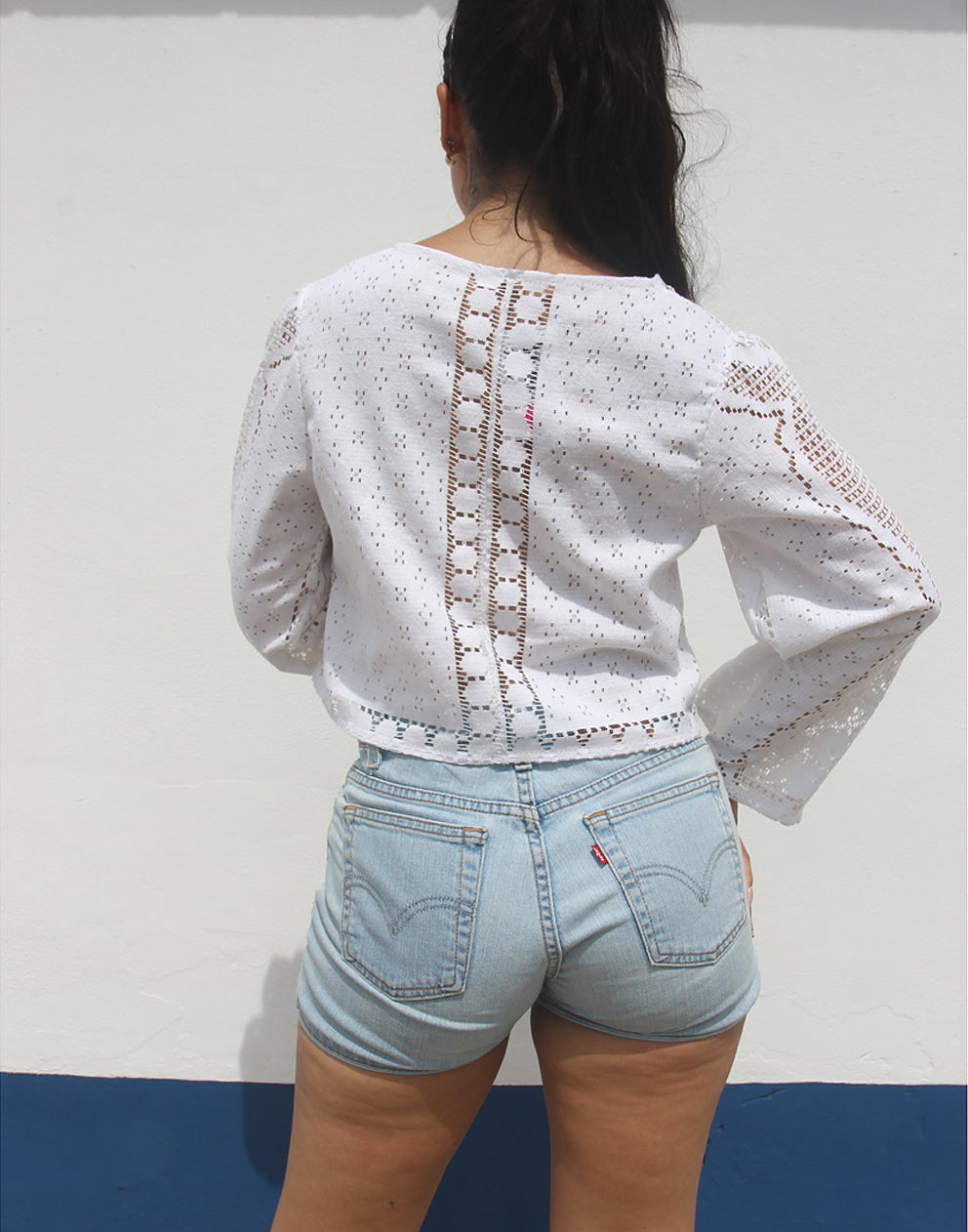 White Lace Blouse