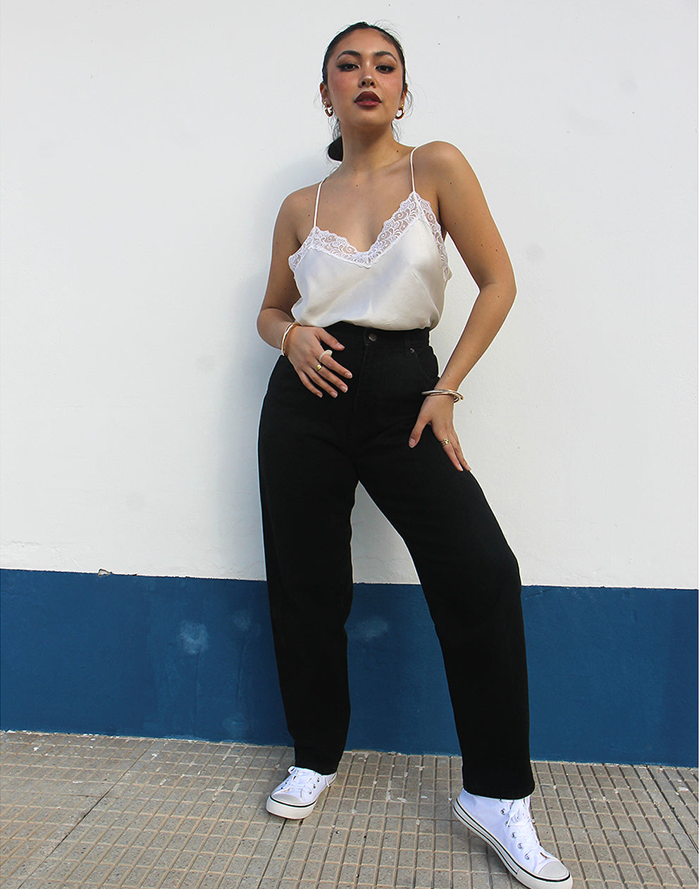 Black Mom Jeans - 30W 29L