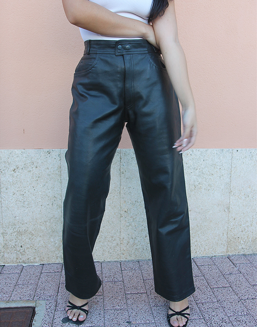 Black Leather Trousers