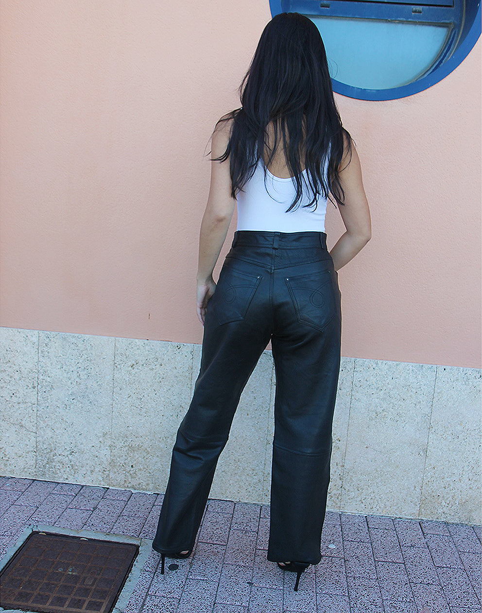 Black Leather Trousers