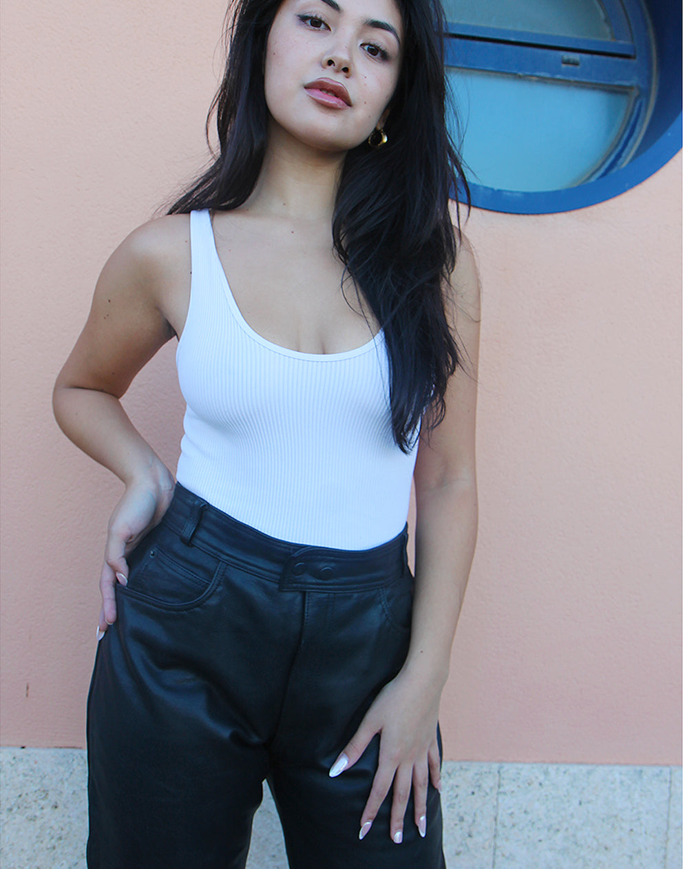 Black Leather Trousers