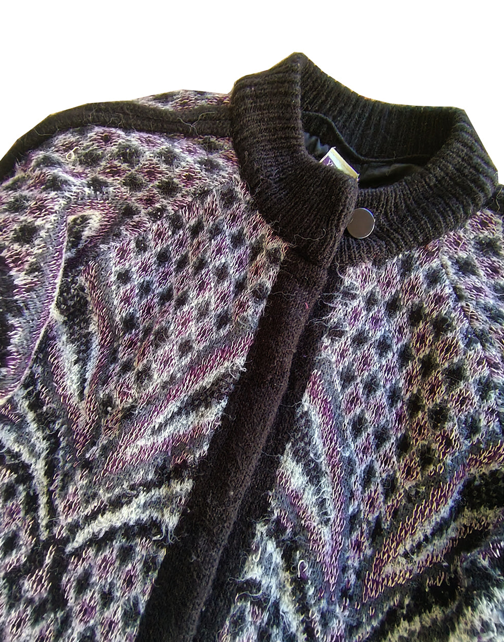 Grey Wool Cardigan Jacket