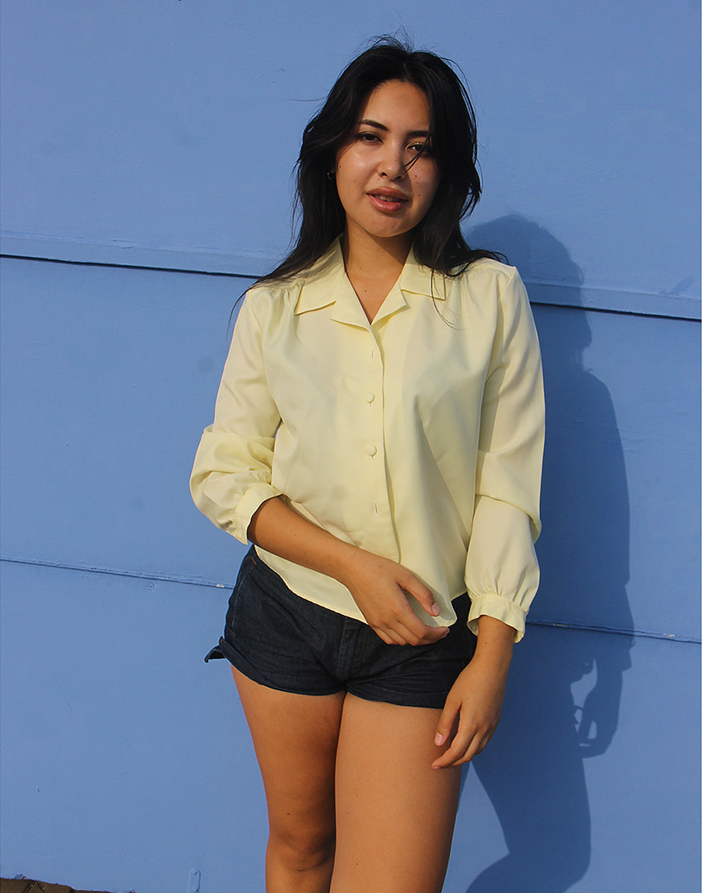Pale Yellow Blouse