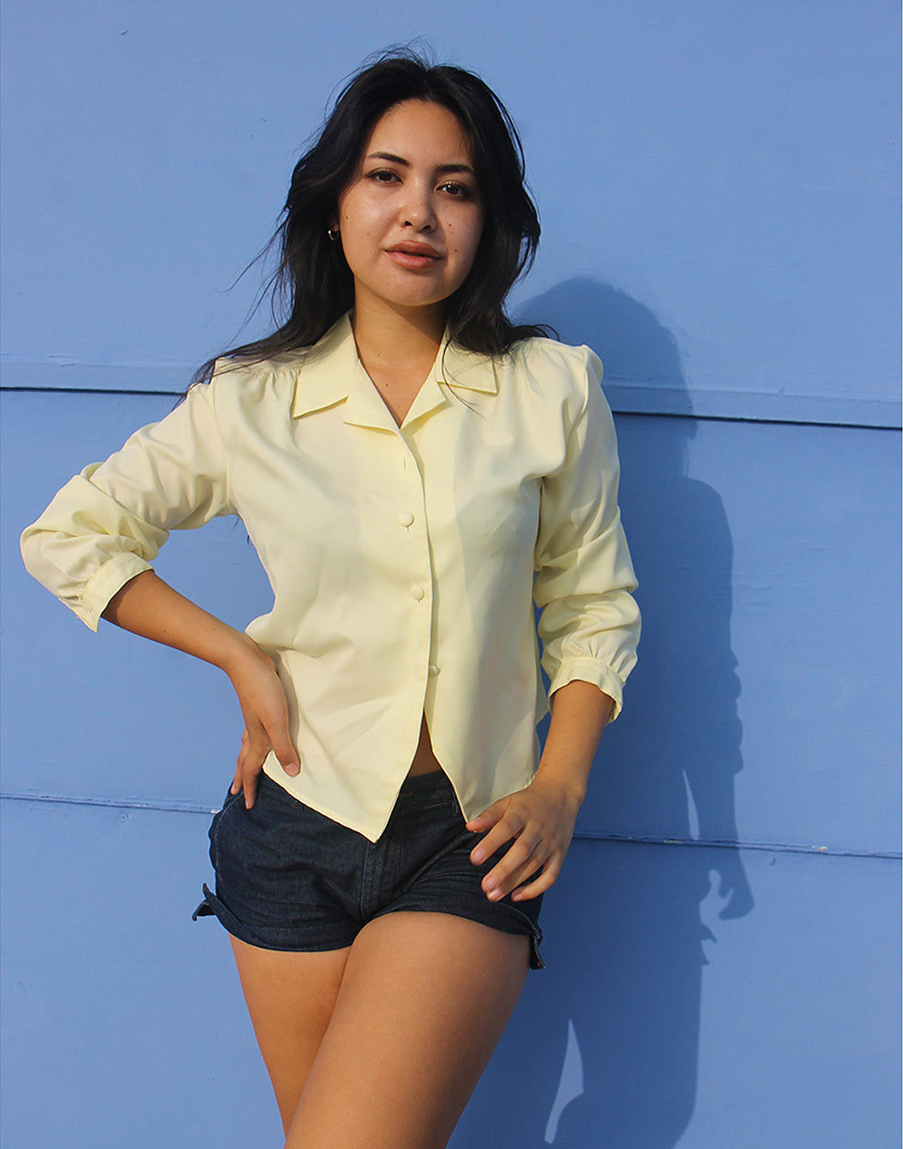 Pale Yellow Blouse