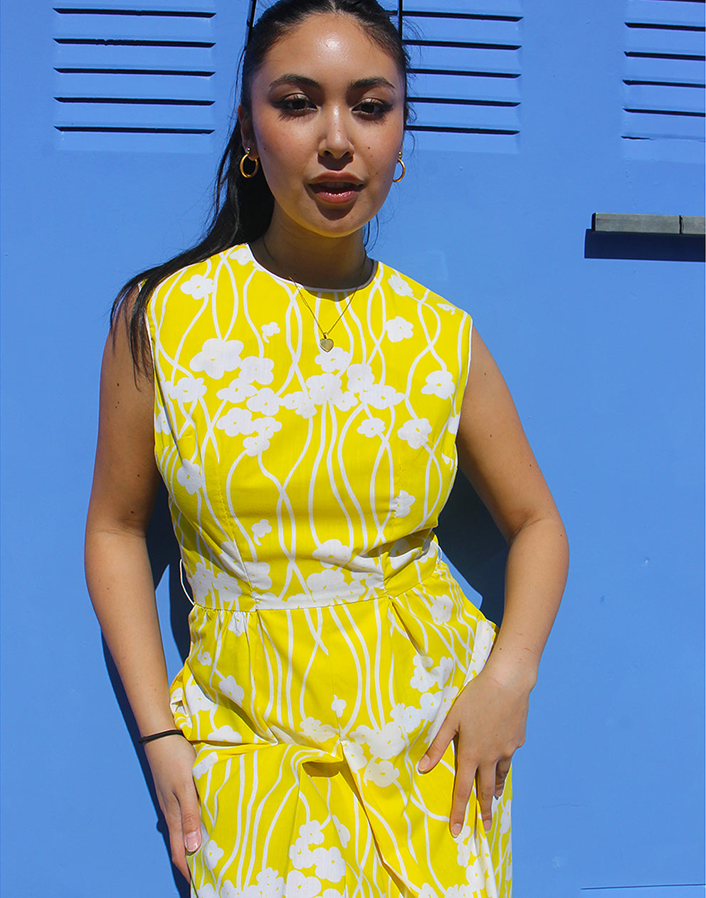 Yellow Cotton Summer Dress - EU36