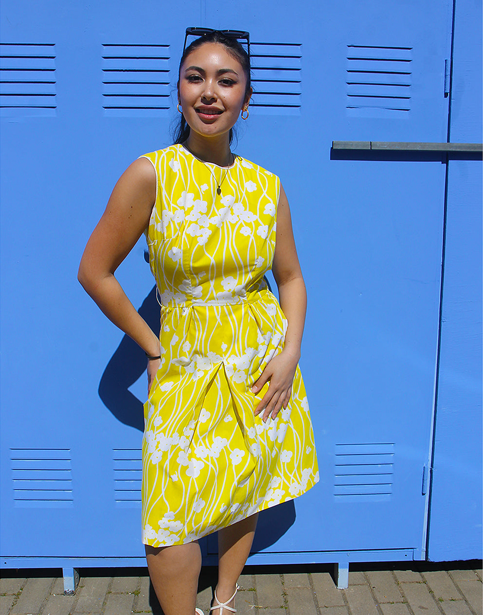 Yellow Cotton Summer Dress - EU36