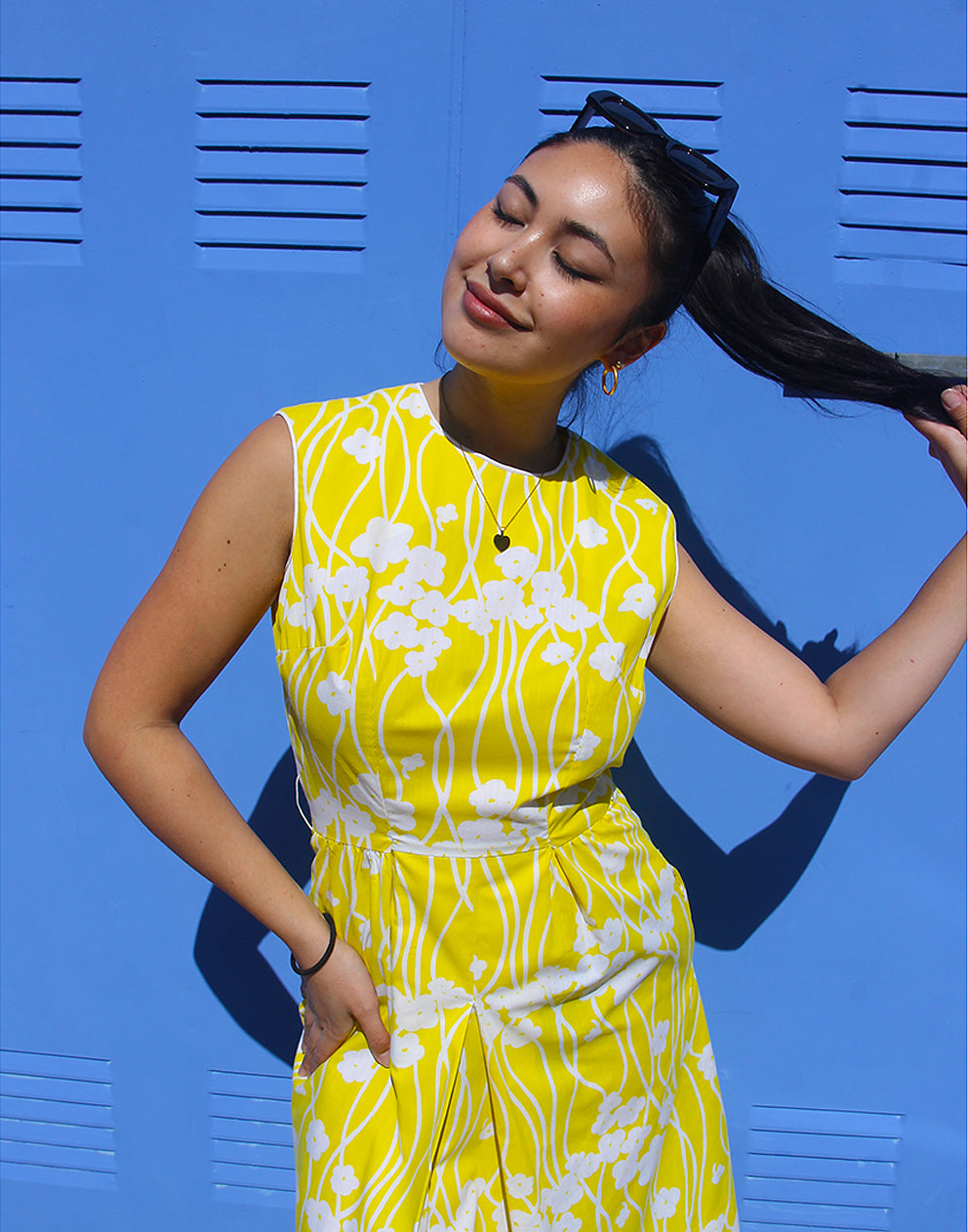 Yellow Cotton Summer Dress - EU36