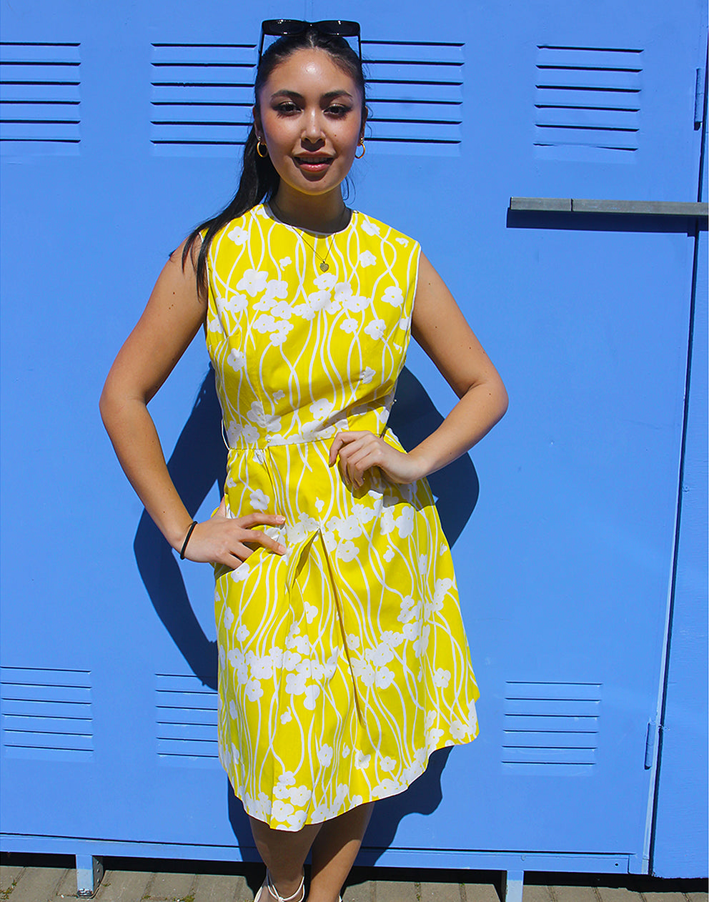 Yellow Cotton Summer Dress - EU36