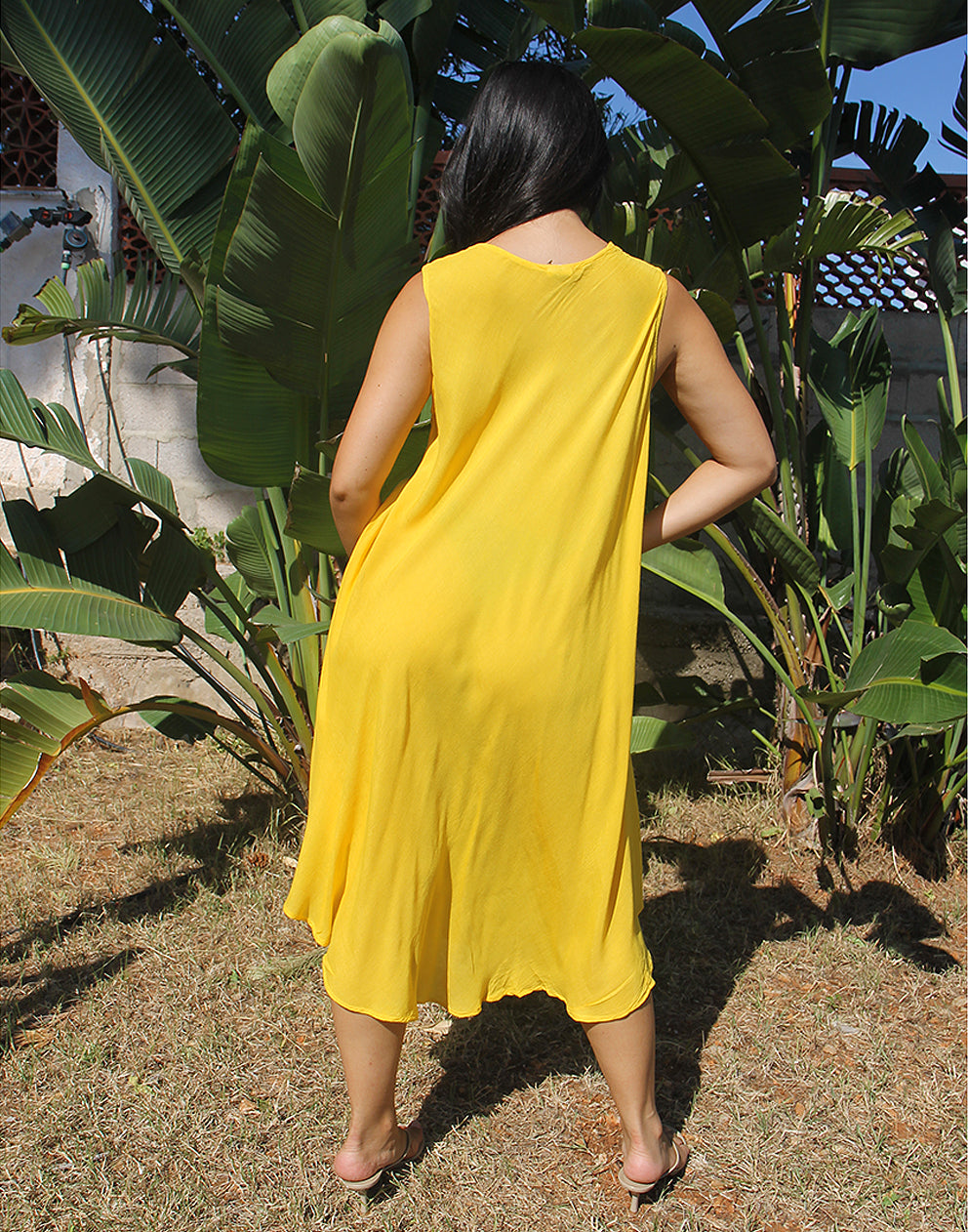 Yellow Beach Dress