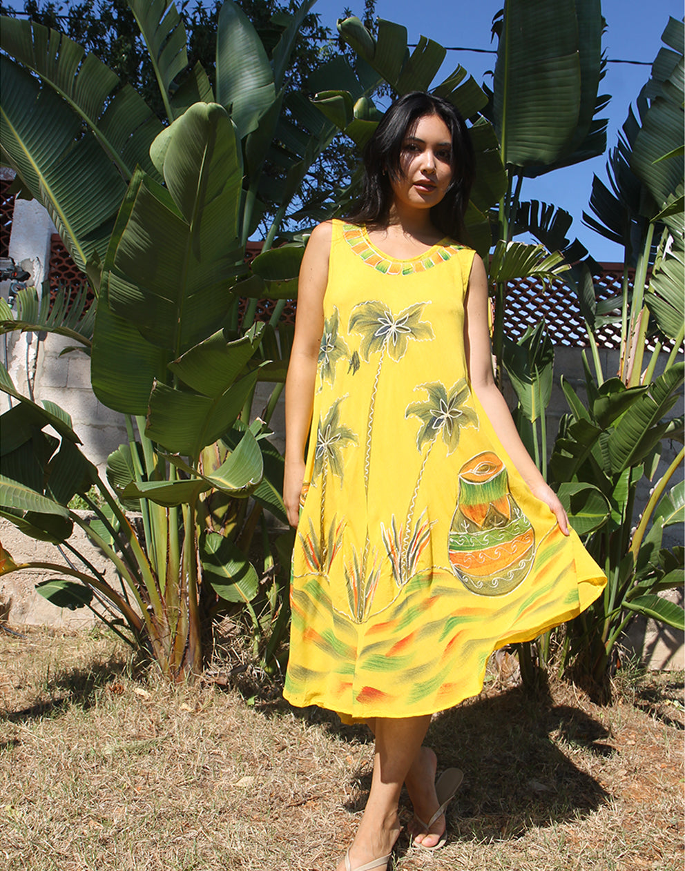 Yellow Beach Dress