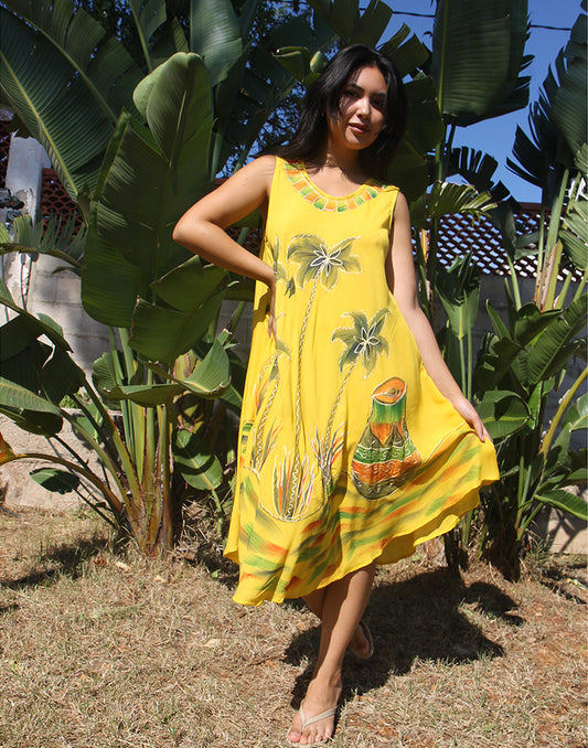 Yellow Beach Dress