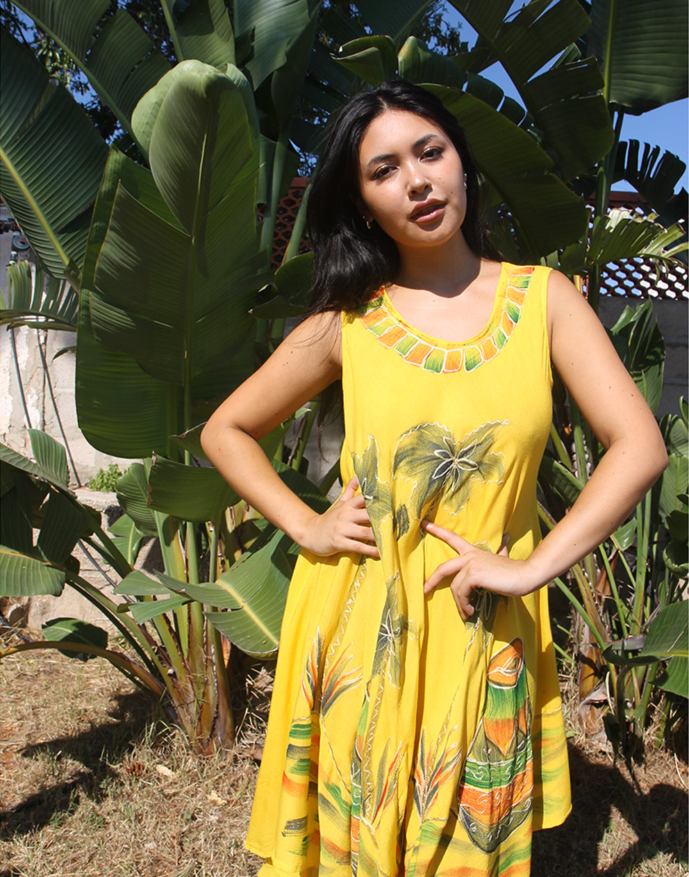 Yellow Beach Dress
