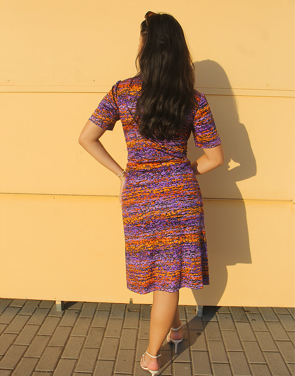 Purple Midi Dress