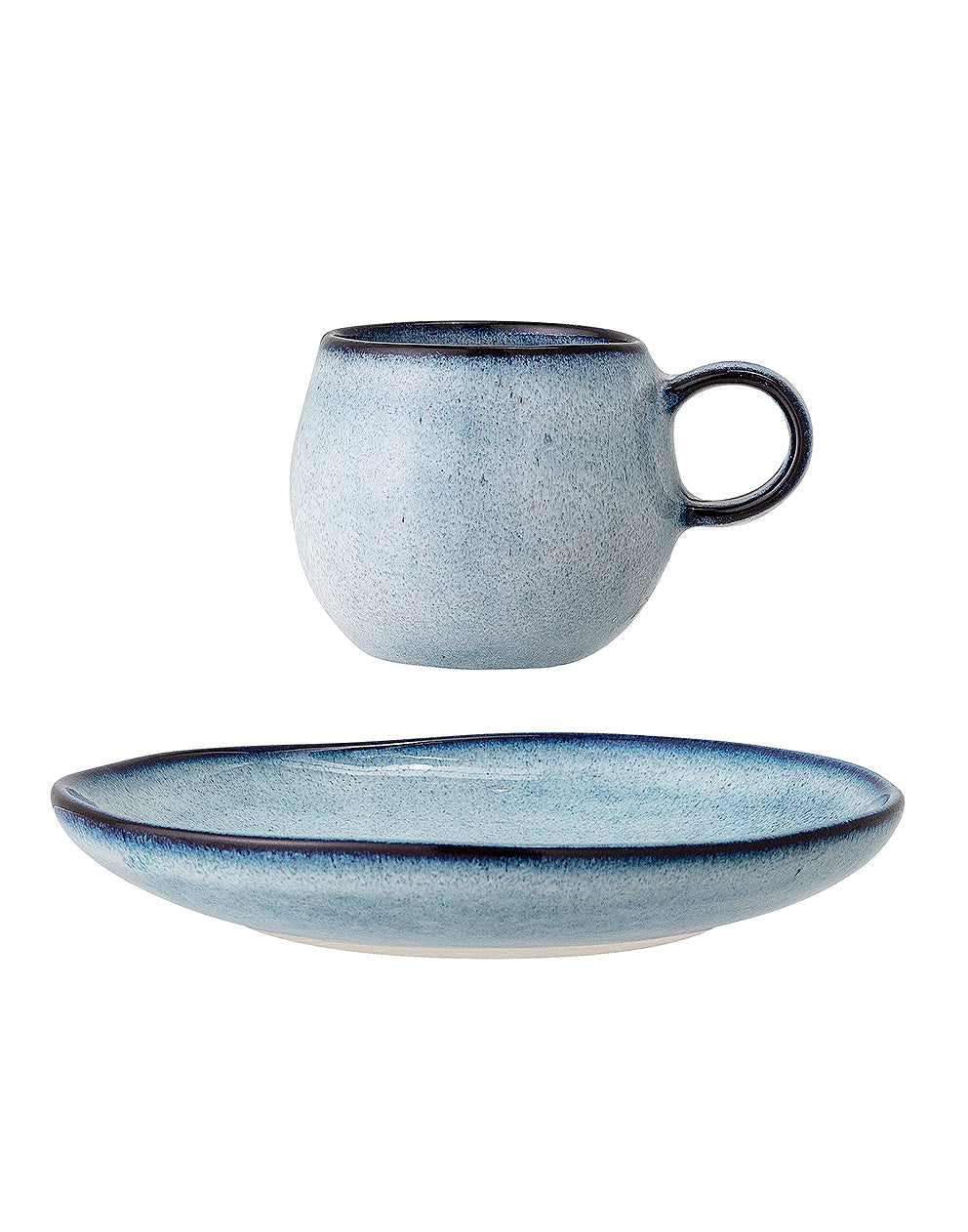 Blue Espresso Cup & Saucer